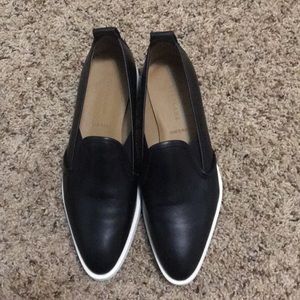Italian Leather Slip on Shoes